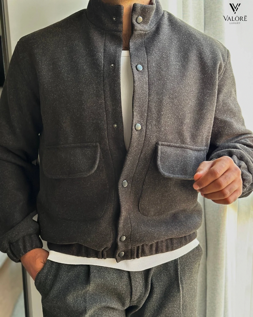 WOOL BOMBER JACKET