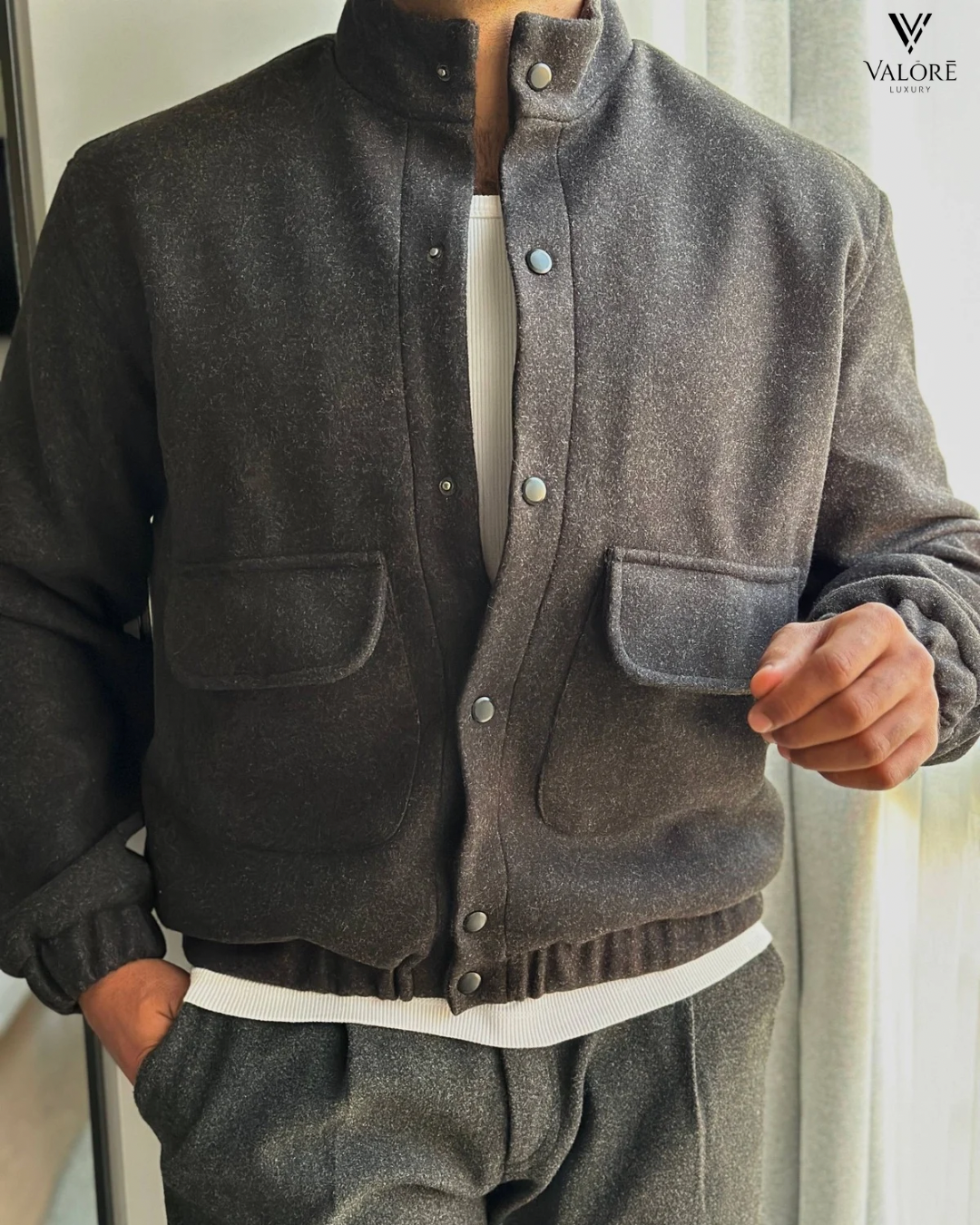 WOOL BOMBER JACKET