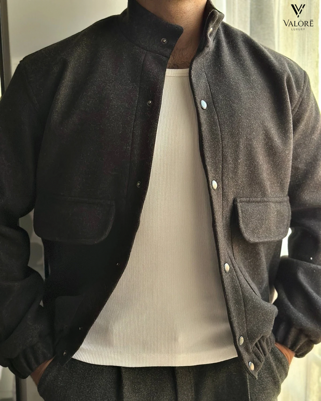 WOOL BOMBER JACKET